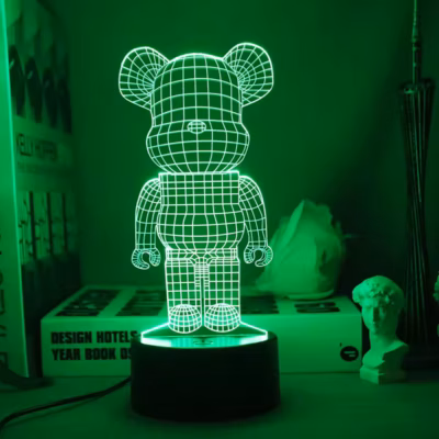 Three Dimensional Night Light Bedroom Usb Led Lamp Kwas